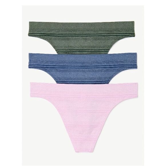 Seamless Thong Underwear Panties 3-Pack Size XXL - Picture 3 of 5